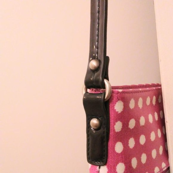 Merona Red Polka Dot Crossbody Bag - Picture 6 of 7